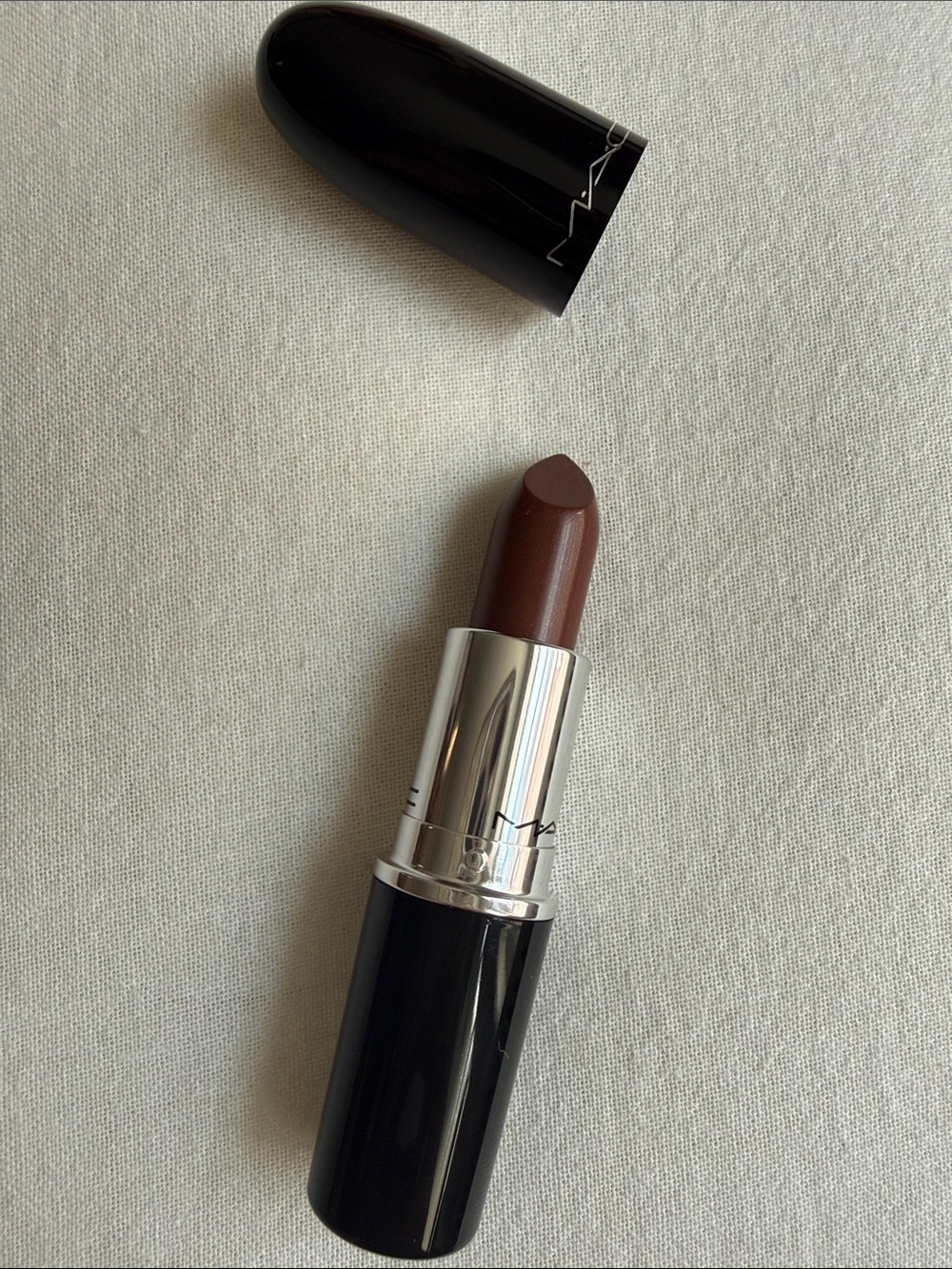 MAC Cosmetics Brown Lipstick — 553 Deserve this Lustreglass Lipstick - Picture 3 of 4